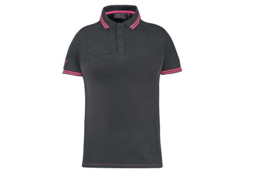 Immagine di Polo donna WayLady - taglia L - grigio/fucsia - U-Power