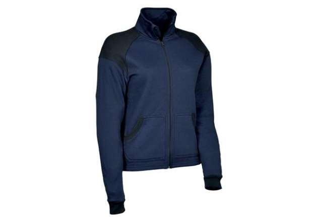 Immagine di Felpa donna Carolina - taglia L - blu navy/nero - Cofra