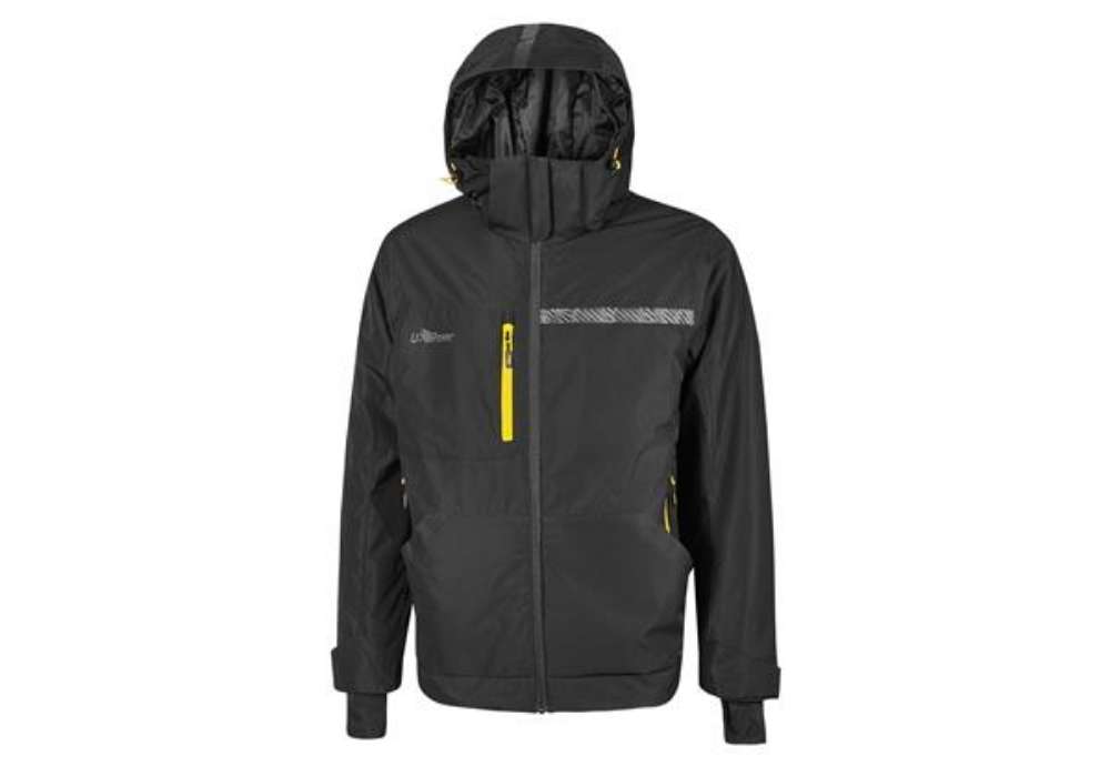Immagine di Giacca Wink - idrorepellente - taglia M - nero/giallo - U-Power