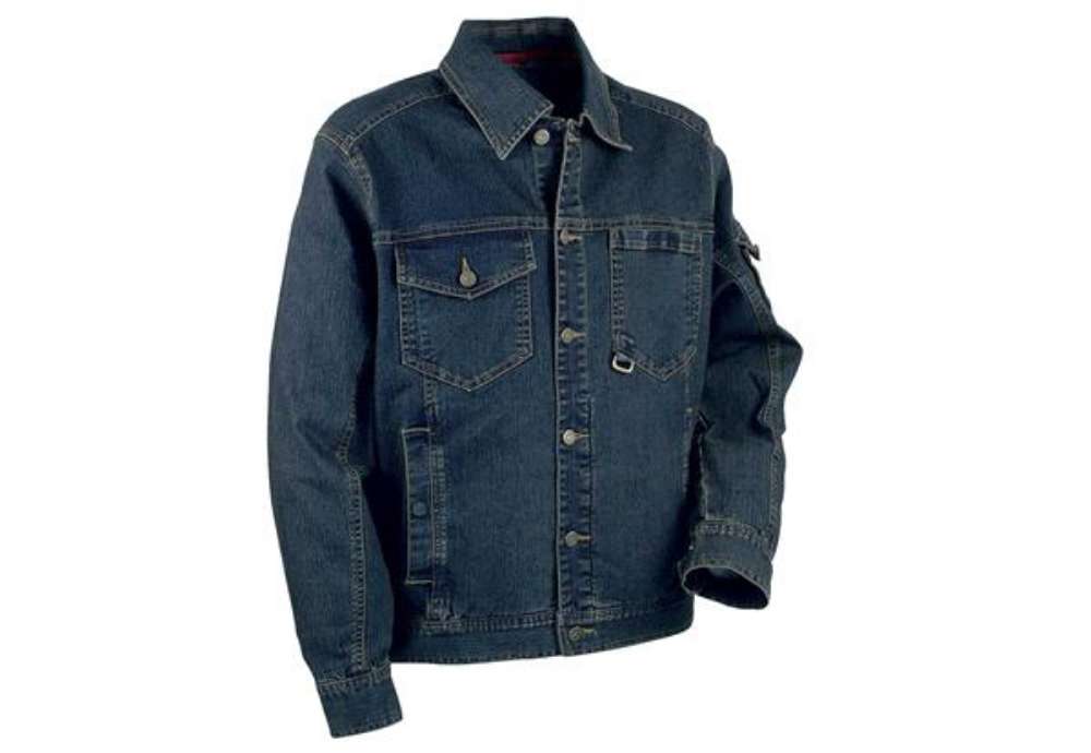 Immagine di Giacca di jeans Basel - taglia 50 - blu navy - Cofra