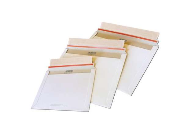 Immagine di Sacchetti e-commerce packST - 31 x 44,5 x 6 cm - cartone teso - bianco - Blasetti - conf. 20 pezzi
