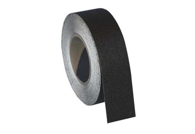 Immagine di Rotolo antiscivolo - impermeabile - 100 mm x 18,3 m - nero
