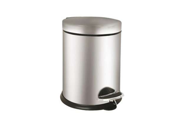 Immagine di Pattumiera a pedale Bin Basic - 3 L - acciaio inox - Medial International
