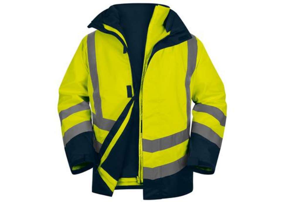 Immagine di Parka 5 in 1 Optimum 3 alta visibilità - taglia L - giallo fluo - Deltaplus
