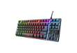 Immagine di Tastiera gaming GX833 Thado - con illuminazione LED multicolore - metallo - nero - Trust