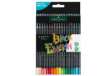 Immagine di Matite colorate triangolare Black Edition - colori assortiti - Faber-Castell - conf.36 pezzi