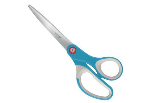 Immagine di Forbici Cosy - 205 mm - acciaio - blu - Leitz