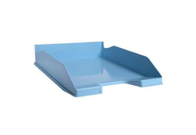 Immagine di Vaschetta portacorrispondenza Combo Midi Bee Blue - 34,6 x 25,4 x 24,3 cm - azzurro - Exacompta