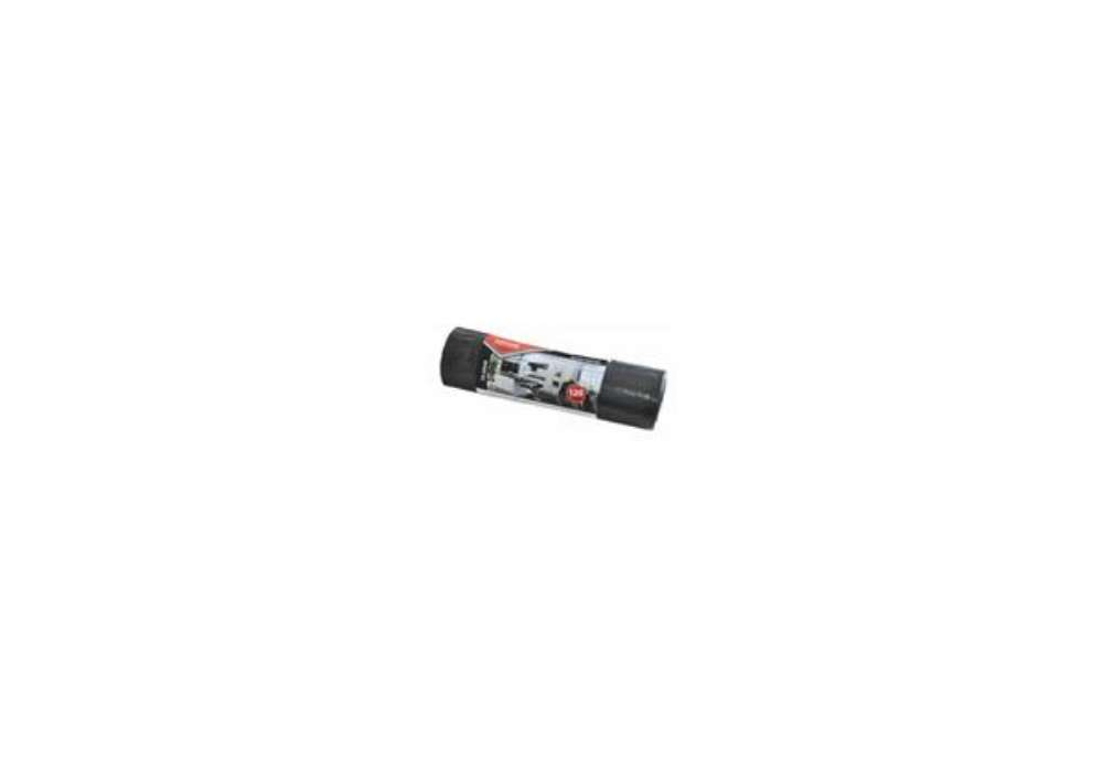 Immagine di Sacchi immondizia per rifiuti inorganici Office Products 120 L 67x98 cm - 45 µm nero - rotolo da 10