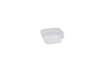 Immagine di Contenitori in PP quadrati con coperchio incernierato Cuki Professional 185 mm x 185 mm x 52 mm - co