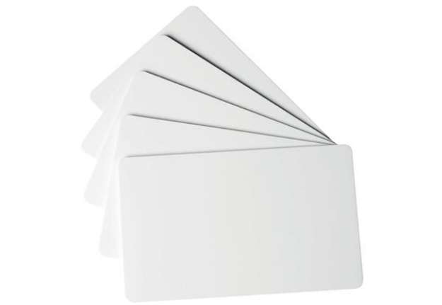 Immagine di Tessere neutre bianche per Durable DURACARD® ID 300 - 0,76 mm - conf. 100 tessere - 8915-02