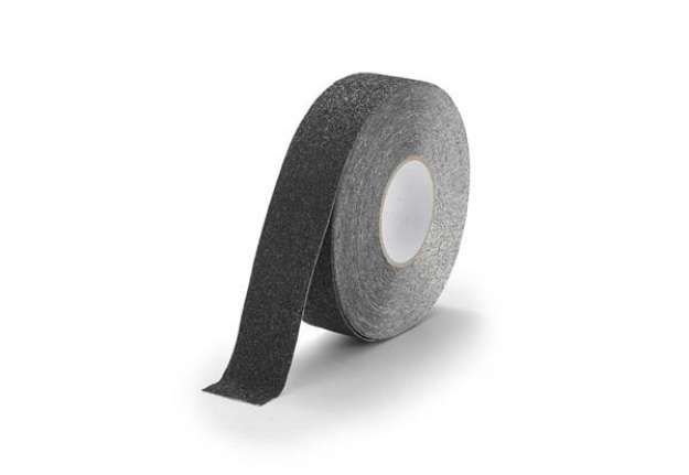 Immagine di Nastro antiscivolo adesivo conformabile DURALINE® GRIP FORMFIT - nero Durable 50 mm x 15 mm1064-01