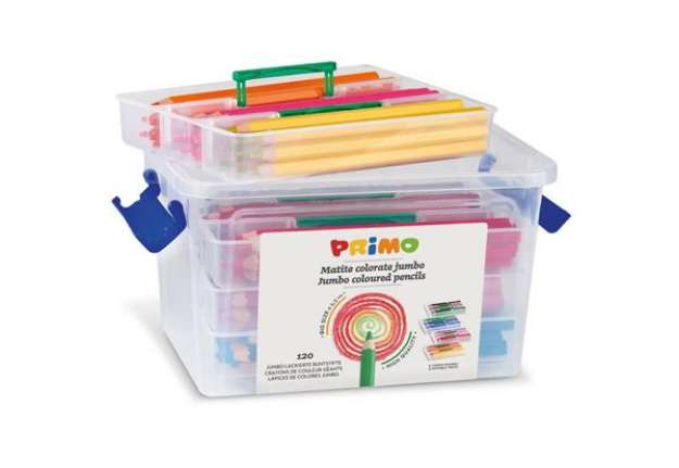 Immagine di Valigetta 120 matite MAXI in 12 colori Primo assortiti 511MAXI120