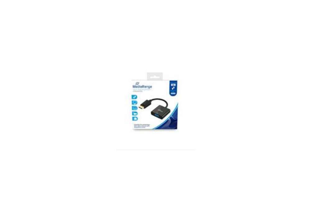Immagine di Convertitore da DisplayPort™ a SVGA, presa VGA/spina DP - 15 cm Media Range nero - MRCS173