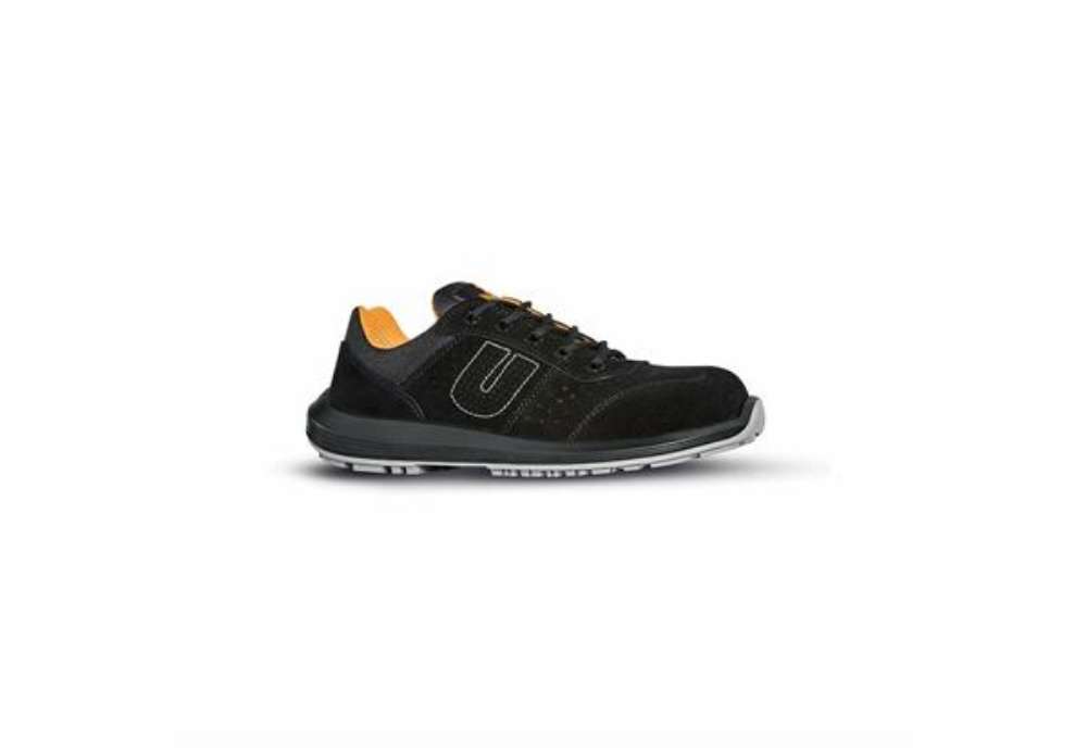 Immagine di Scarpe antinfortunistiche in morbida pelle scamosciata Sun S1P SRC nere U-Power N° 39 - RR20056-39