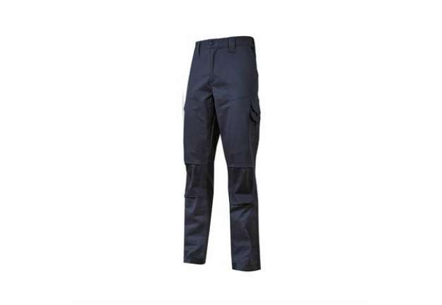Immagine di Pantalone da lavoro in cotone elasticizzato Guapo blu U-Power taglia M ST211WB-M