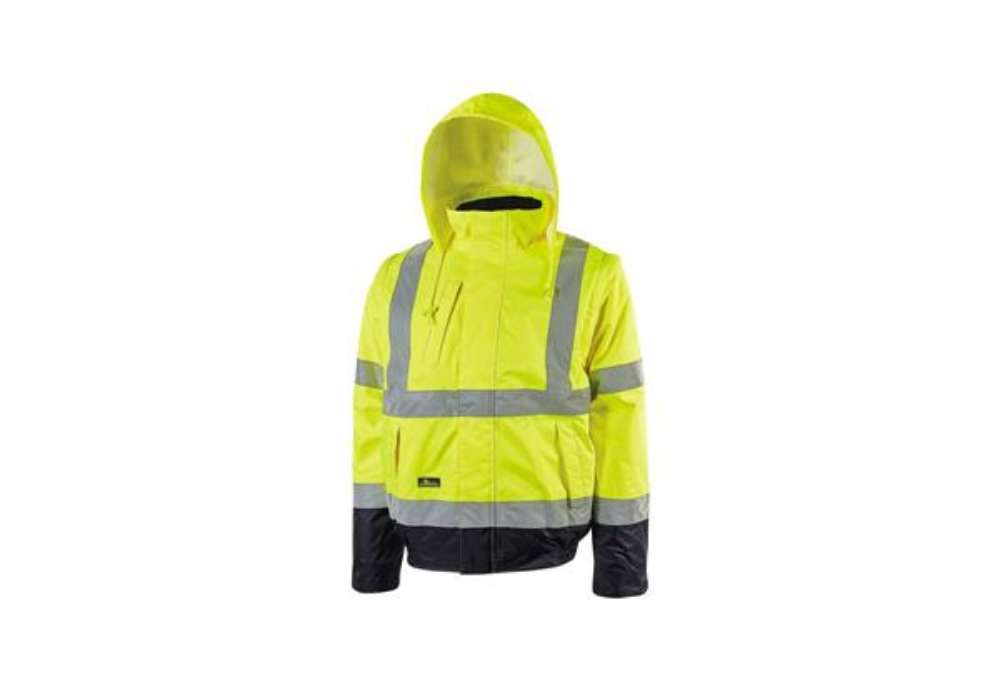 Immagine di Giubbotto bomber alta visibilita' Crafty Yellow Fluo U-Power taglia XXL HL158YF-XXL