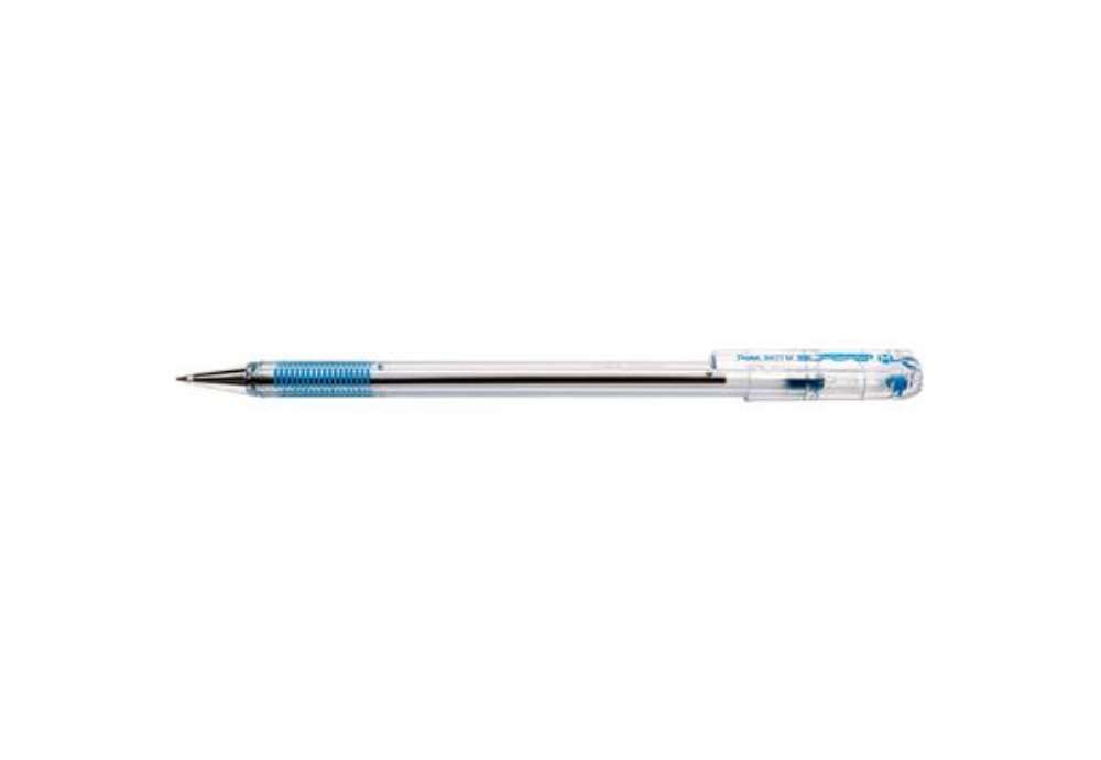 Immagine di Penna a sfera Superb punta media 1 mm - conf. 12 pezzi Pentel blu BK77M-C