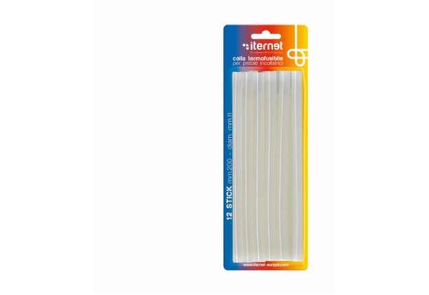 Immagine di Refill colla stick per pistole colla a caldo. Conf. 12 refill Iternet blister 12 refill - 4231