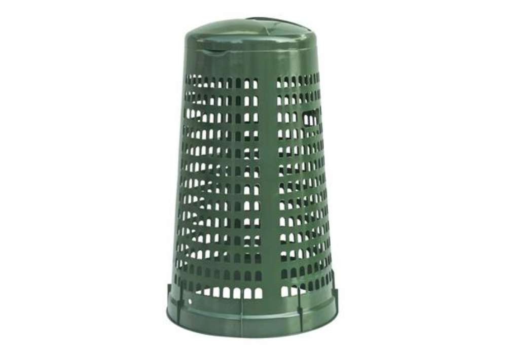 Immagine di Trespolo portasacco 110 lt HDPE Mobil Plastic verde scuro 69/110-VES