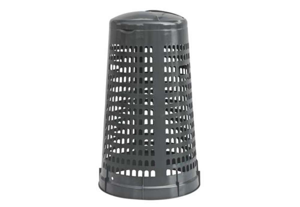 Immagine di Trespolo portasacco 110 lt HDPE Mobil Plastic grigio 69/110-GRB