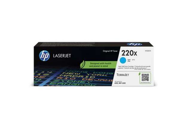 Immagine di Hp -  Toner originale LaserJet HP 220X - Ciano - W2201X - 5.500 pag