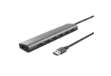 Immagine di Hub Halyx - 7 porte - USB 3.2 Gen 1 - alluminio - grigio - Trust