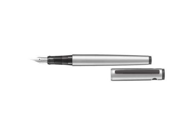 Immagine di Penna stilografica ricaricabile Pilot Explorer inchiostro blu - fusto argento 006494
