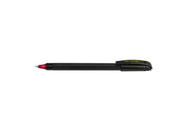 Immagine di Roller ricaricabile Pentel EnerGel con cappuccio - materiale 96% riciclato - rosso - conf. 12 pezzi