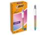 Immagine di Penna a sfera a scatto BIC 4 Colours 1 mm - gradient conf. 12 pz - 511034
