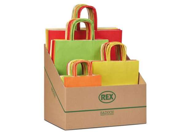 Immagine di Shopper Allegra - formati assortiti - colori chiari - Rex Sadoch - expo 100 pezzi