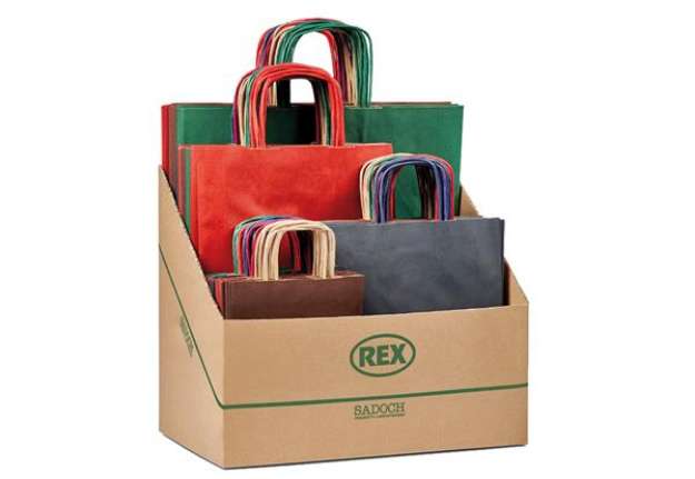 Immagine di Shopper Allegra - formati assortiti - colori scuri - Rex Sadoch - expo 100 pezzi