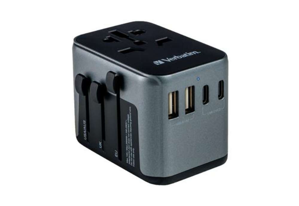 Immagine di Verbatim - Adattatore da viaggio UTA-03 PD30W / QC / 2xUSB / 2xType-C