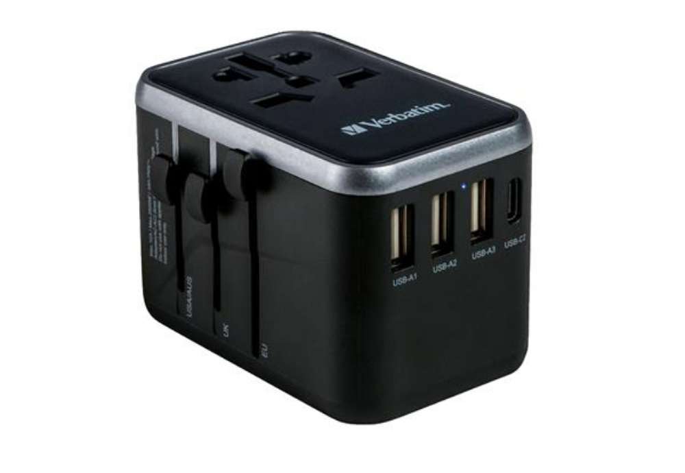 Immagine di Verbatim - Adattatore da viaggio UTA-04 PD61W / QC / 3xUSB / 2xType-C