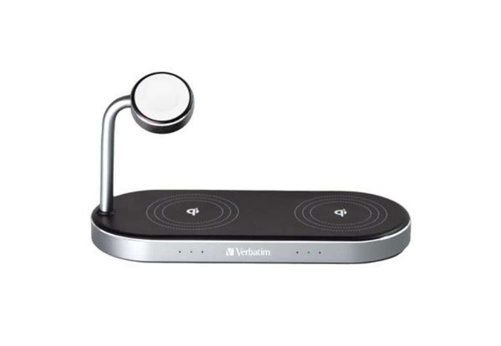 Immagine di Verbatim - Supporto di ricarica wireless - 3-in-1 - WCS-03