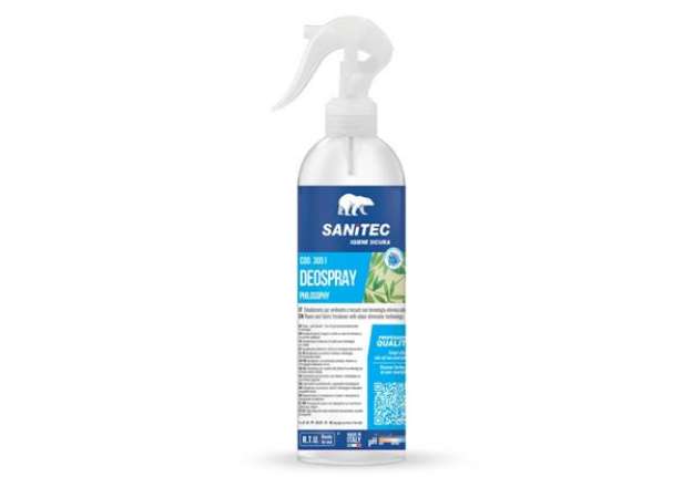 Immagine di Deodorante per ambiente e tessuti con tecnologia elimina odori Deo Spary 300 ml Sanitec Fresh - 3051