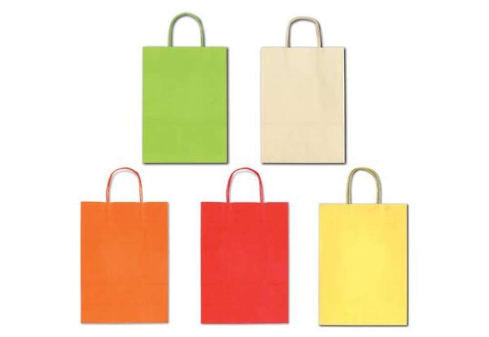 Immagine di Sacchetti da regalo Rex-Sadoch Allegra tinta unita Light 16x8x21 cm assortiti - conf. 25 pz - SDF16L