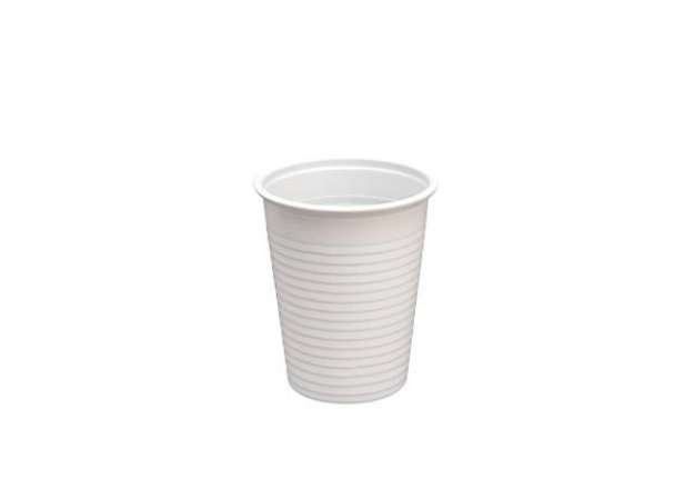 Immagine di Bicchiere in PP - 2 gr - 200 ml/200 cc - ø 70 mm - conf. 100 pz FlexiCup bianco 61755