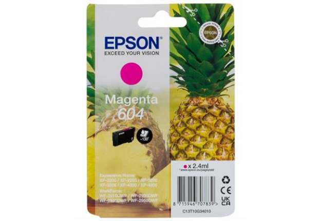 Immagine di Cartuccia 604 magenta Epson  C13T10G34010