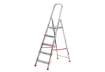 Immagine di Scala in alluminio Scalamìa rinforzata Gierre 5 gradini - 0.46x1.06xH.1.63 m AL150