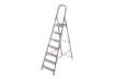 Immagine di Scala in alluminio Scalamìa rinforzata Gierre 7 gradini - 0.51x1.27xH.2.02 m AL170