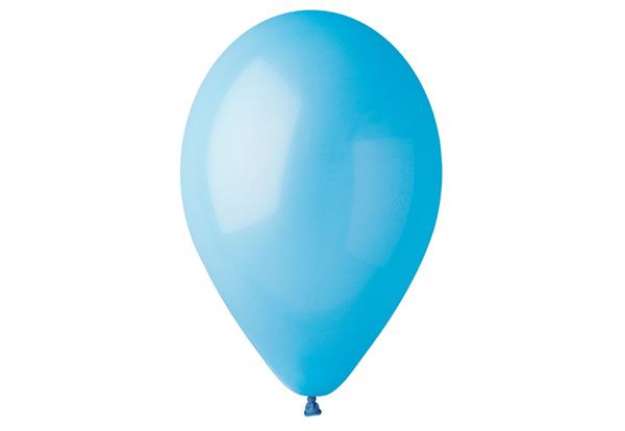 Immagine di Palloncino - diametro 26 cm - lattice - celeste - Big Party - conf. 25 pezzi