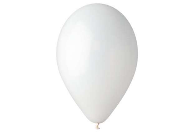 Immagine di Palloncino - diametro 26 cm - lattice - bianco - Big Party - conf. 25 pezzi