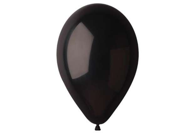 Immagine di Palloncino - diametro 26 cm - lattice - nero - Big Party - conf. 25 pezzi