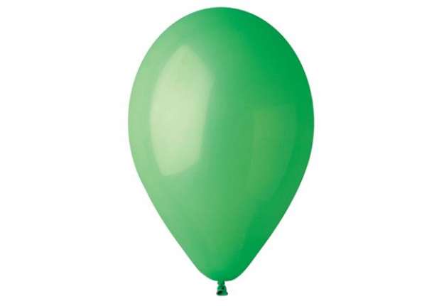 Immagine di Palloncino - diametro 26 cm - lattice - verde - Big Party - conf. 25 pezzi