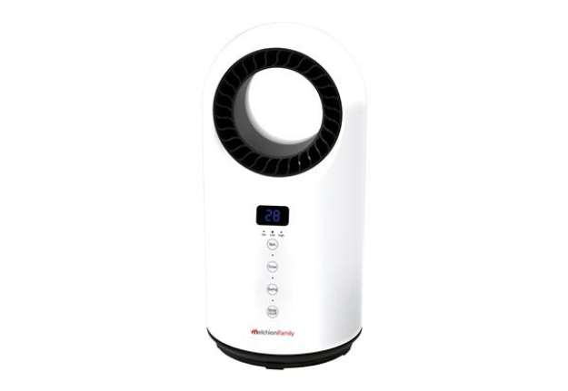 Immagine di Termoventilatore ceramico Storm - senza pale - 1500 W - bianco - Melchioni family