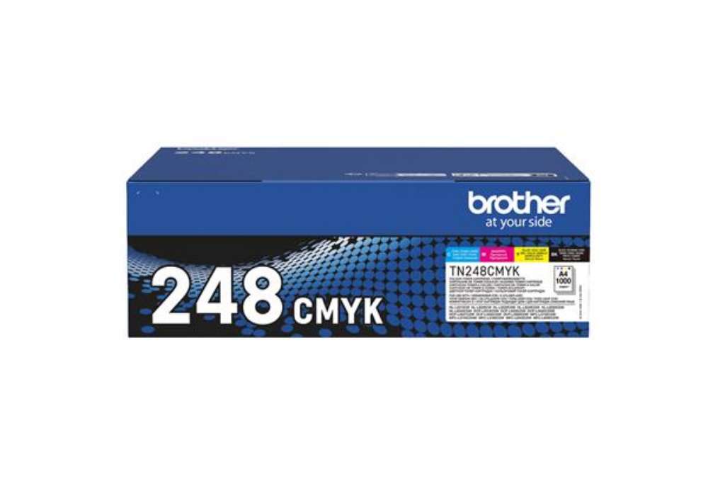 Immagine di Brother originale - Value Pack Toner - BK/C/M/Y - TN248VAL - 1.000 pag