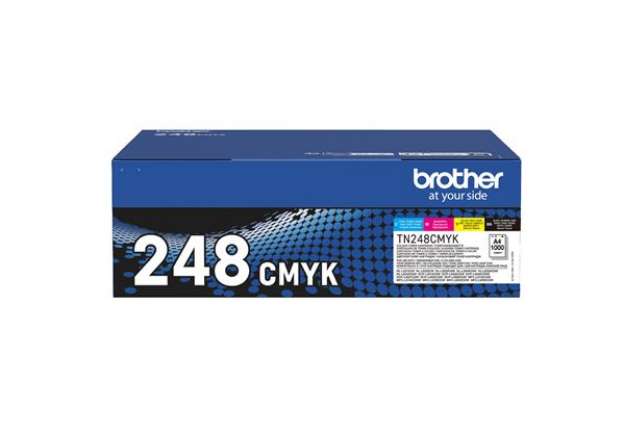 Immagine di Brother originale - Value Pack Toner - BK/C/M/Y - TN248VAL - 1.000 pag