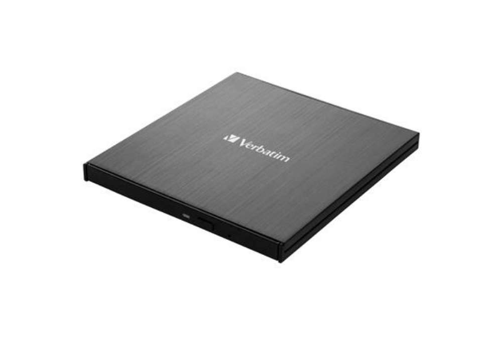 Immagine di Masterizzatore CD/DVD slimline esterno con connessione USB-C - Verbatim - 43886