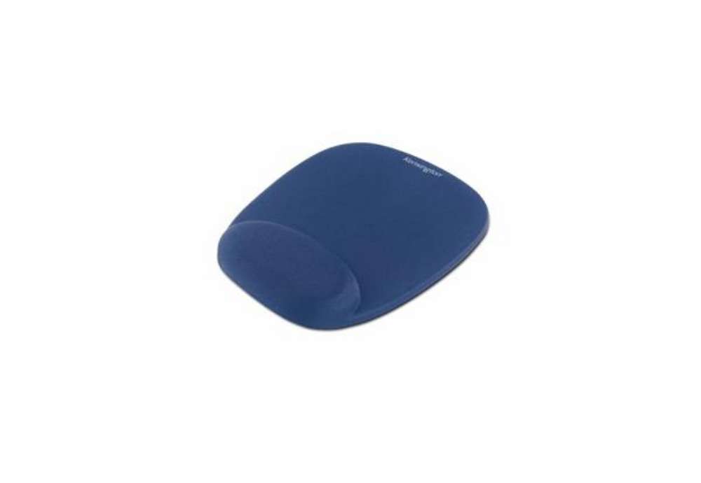 Immagine di Tappetino per mouse con poggiapolsi in schiuma Kensington blu 64271
